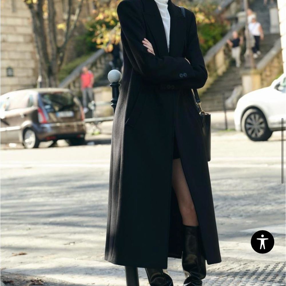 Zara Black Long Coat